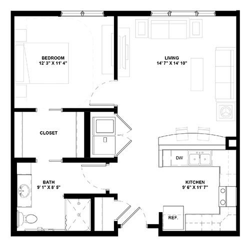Prairie Bluffs Senior Living Floor Plans